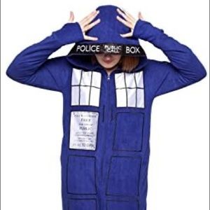 Doctor Who Fleece TARDIS onesie